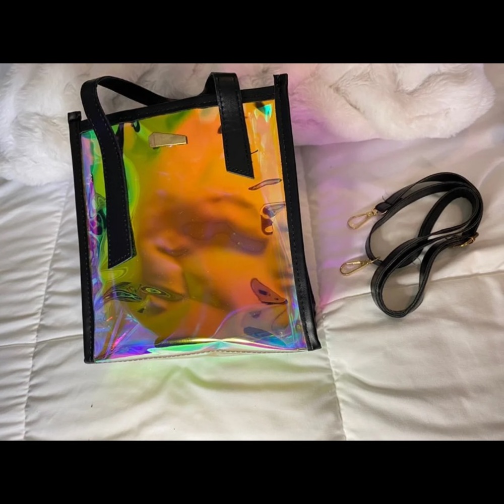 Holographic shoulder/crossbody bags